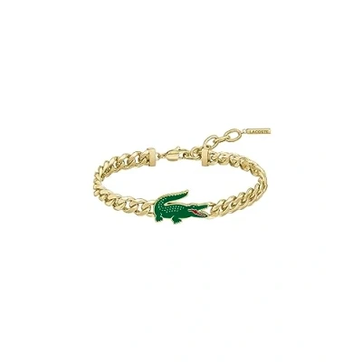 Image of Lacoste Men&#039;s ARTHOR Collection Chain Bracelet Yellow gold 2040227