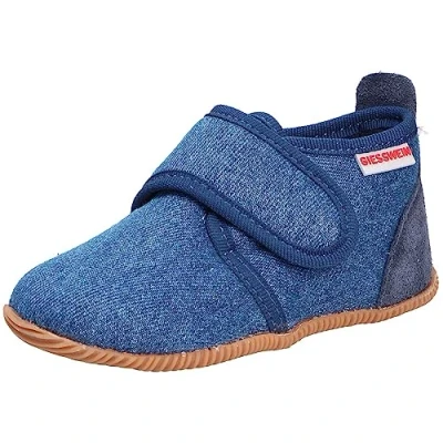 Image of Giesswein Unisex Kid&#039;s Strass Slim Fit High Slippers, Blue Jeans, 2 UK Child
