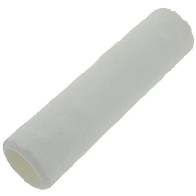 Image of Coral 41864 Aspire 9 inch 1.75&quot; Dia Paint Roller Cover Professional 5MM Short Pile Sleeve Premium Microfibre for Smooth Surfaces with Trade Emulsion or Gloss Pure White