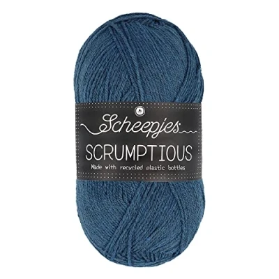 Image of Scheepjes Scrumptious 305 Blue Surf Cake Yarn 5x100g