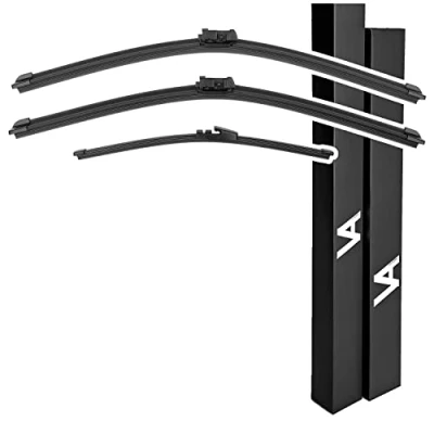 Image of VIA ALBION® Wiper blades for: SKODA FABIA Hatchback [ Mk2 ] 2007 2012* Front &amp; Rear replacement wipers