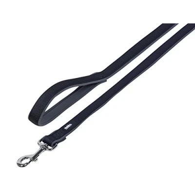 Image of Nobby Classic Preno Dog Lead, 120 cm/20 25 mm, Black/Gray