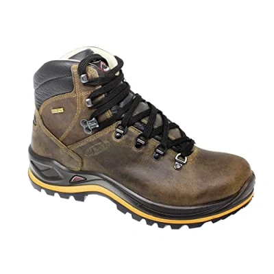 Image of Grisport Unisex Kids Aztec High Rise Hiking Boots, Brown Crazy Horse, 3 UK