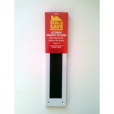 Image of seal n save Letterbox Draught Excluder, White