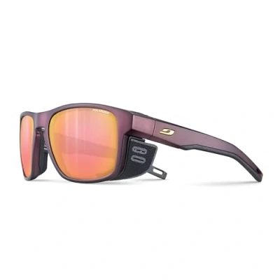 Image of Julbo Shield m Sunglasses, Burgundy/Gold, One Size
