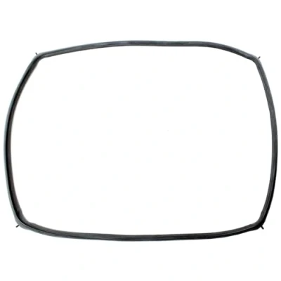 Image of Spares2go Oven Door Seal Gasket + Corner Clips compatible with Bosch Cooker (480 x 350 mm)