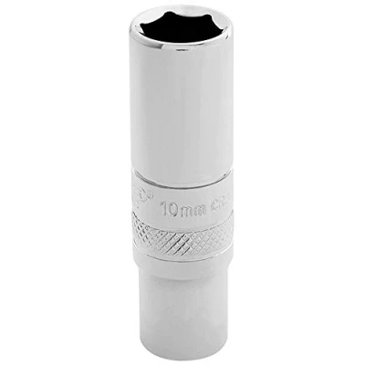 Image of Draper HI TORQ� 6 Point Deep Socket, 1/4&quot; Sq. Dr., 10mm