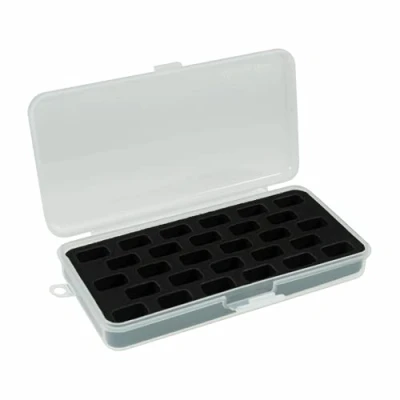 Image of Hemline Gold Bobbin Box: with Tray Holds 28 Bobbins