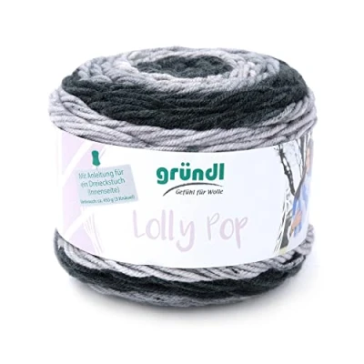 Image of Gründl Yarn, Black Pepper Swirl, Approx. 250 m