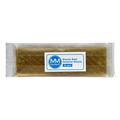 Image of Leaf Gelatine Beef Bronze 20 Sheets