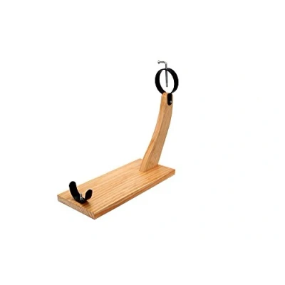 Image of Inalsa Curved Ham Holder, Wood, Brown, 48 x 17 37 cm