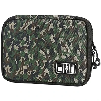 Image of Cable Organiser Pouch,Electronics Accessories Carry Bag, Universal Travel Gadget Bag for Charger,Power Bank,Cable,USB Drive,Hard Drive