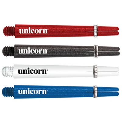 Image of Bullydarts Unicorn Gripper 3 Dart Shafts 5 Sets (15 Stems) (Black, Short 34.4mm)