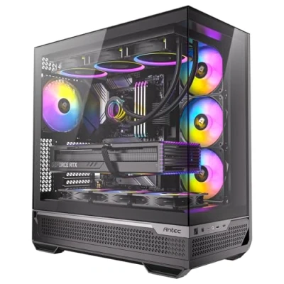 Image of Antec C7 ARGB Mid Tower Tempered Glass PC Gaming Case Black