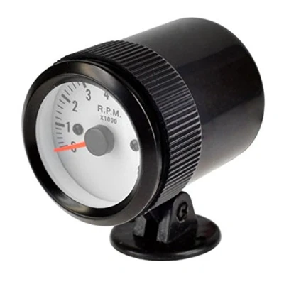 Image of E Support™ Car Motor Vehicle Black Face 2&quot; 52mm Pointer Tacho Tachometer Gauge Meter