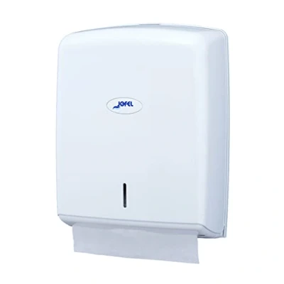 Image of Jofel Smart Paper Zig Zag Perforation Hand Towel Dispenser, White