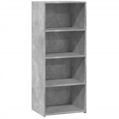 Image of vidaXL Highboard Concrete Grey 50x41x124 cm Engineered Wood