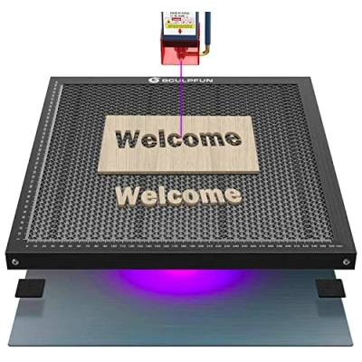 Image of SCULPFUN Honeycomb Worktable for Laser Engraving Machine, CO2, S9, S10, S6, A10, X7, A5 Pro, Product Size: 400 x 22 mm