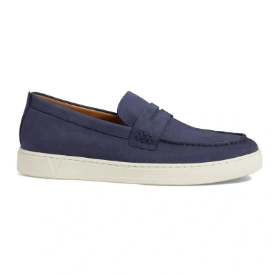 Image of Vionic Men&#039;s Thompson Loafer, Navy Blue Leather, 7 UK