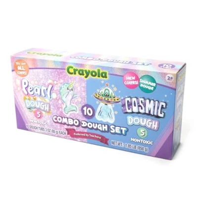 Image of Crayola Pearl and Cosmic Dough Combo Set (10pk x 3oz)