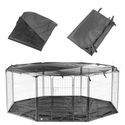 Image of KCT Base &amp; Cover for 8 Sided Heavy Duty Play Pen Protecting Coverings Dog Playpen