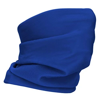 Image of MKR Bandoozi Neck Warmer Lightweight Breathable Tube Balaclava Multifunctional Scarf Snood Headband Face Mask (Bright Royal)