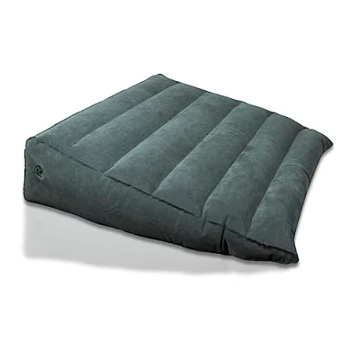 Image of Aidapt Inflatable Orthopaedic Bed Wedge Pillow, Triangle Portable Cushion,Acid Reflux,Heartburn,GERD,Bed BackRest,Multi Use Leg Rest,Support Pillow,Easy to Store,Raiser Cushion,Elevation