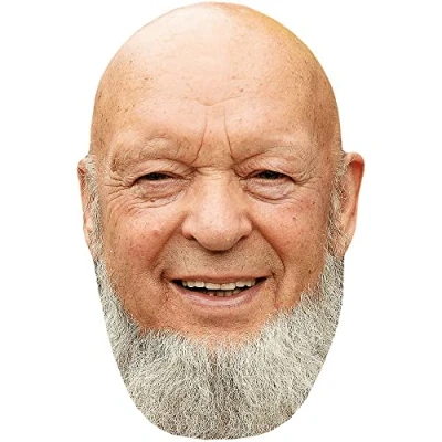 Image of Michael Eavis (Beard) Celebrity Mask, Flat Card Face, Fancy Dress Mask