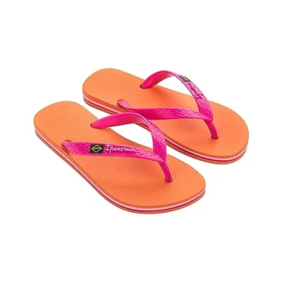 Image of Ipanema Women&#039;s CLAS Brasil II FEM Flip Flop, Orange/Pink, 1/2 UK