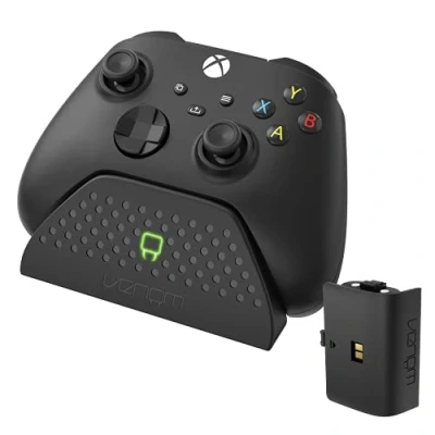 Image of Venom Charging Dock with Rechargeable Battery Pack Black (Xbox Series X &amp; S/Xbox One)