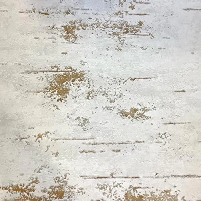 Image of Industrial Stone Concrete White Metallic Gold Wallpaper Paste The Wall Blown Vinyl Bedroom Modern Contemporary