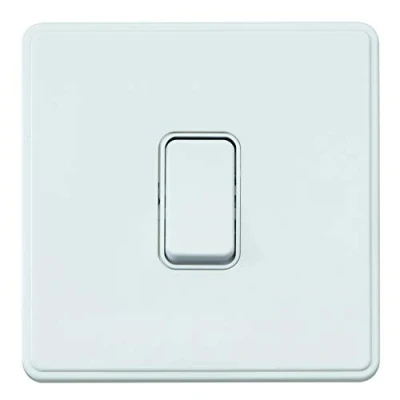 Image of MK Dimensions 1 Gang SP 2 Way 20A Switch White Module