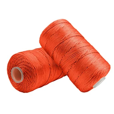 Image of Uiopa Macrame Cord 1.5mm x 400m, Nylon Yarn for Crochet and Knitting, Orange String Craft Rope Wall Hangings, Dream Catchers, Jewelry Making, DIY Projects