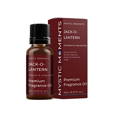 Image of Mystic Moments Jack O Lantern Fragrance Oil 10ml Perfect for Soaps, Candles, Bath Bombs, Burners, Diffusers and Skin &amp; Hair Care Items