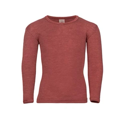 Image of Engel Children&#039;s Underwear Vest, 70% Organic Merino Wool, 30% Silk (4 6 Years EU 116, Grey Melange)