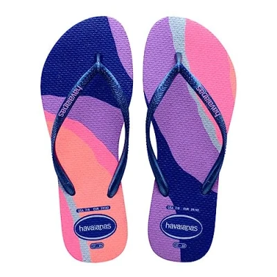 Image of Havaianas Slim Palette Glow Marine Blue 23/24