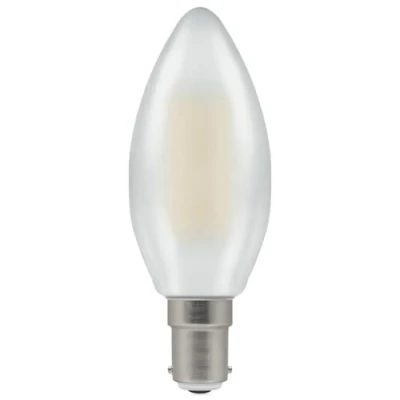 Image of Crompton LED Candle Filament Dimmable Pearl 5W 4000K SBC B15d