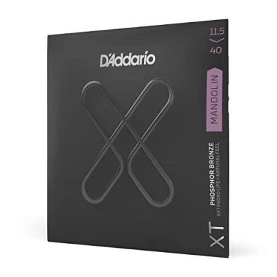 Image of D&#039;Addario Mandolin Strings Coated XT Phosphor Bronze For 8 String Extended Life, Natural Feel XTM11540 Custom Medium, 11.5 40