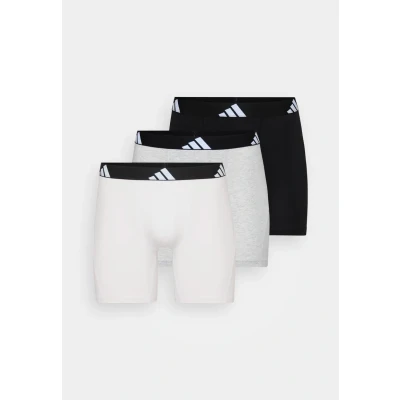 Image of adidas Men&#039;s Boxer Brief (3pk) Active Flex Cotton Underwear, 917 Assorted, XXL (Pack of 3)