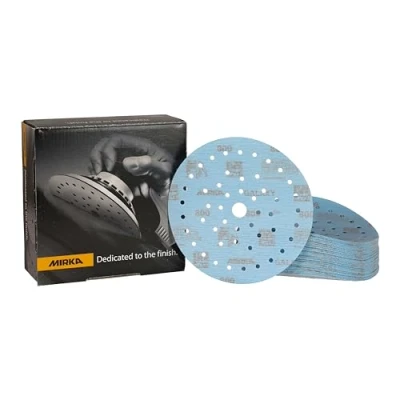 Image of Mirka Galaxy Epoxy Sandpaper 150 mm/Hook &amp; Loop/Grit 800 / For Sanding Resin, Wood, Epoxy, Rivertable 50 Pcs Discs