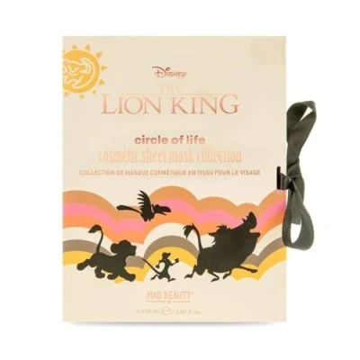 Image of Mad Beauty Disney The Lion King Fabric Cosmetic Face Mask Collection 4 x 25ml