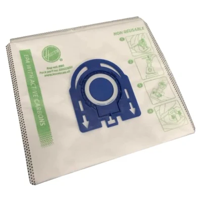 Image of Hoover H86 Vacuum Cleaner Bags, Original, Microfiber, Pure EPA, Active Carbons, Anti Odor, Extra Filtering, Compatible With H ENERGY 700, 4 Pieces