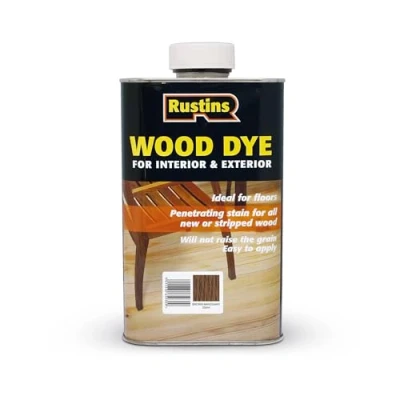 Image of Rustins Wood Dye 250ml Brown Mahogany