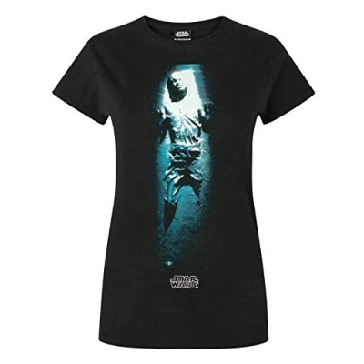 Image of Star Wars Han Solo Carbonite Women&#039;s T Shirt Black