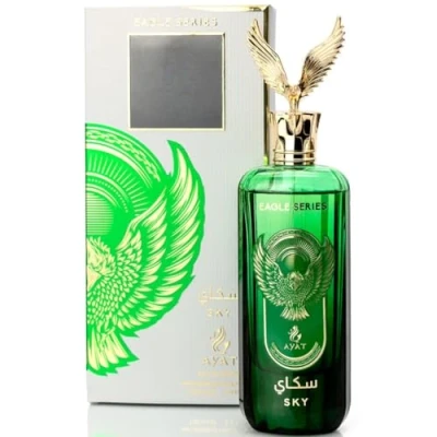 Image of Ayat Perfumes Sky Eau de Parfum 100ml Arabian Perfume from Dubai for Men &amp; Women Presented in an Elegant Eagle Shaped Bottle