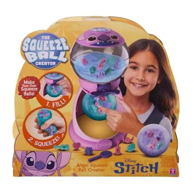 Image of The Squeezeball Creator Disney Stitch Make your own reusable squeezeballs with themed add ins Offical merchandise