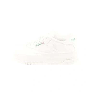 Image of Reebok Club C Extra Tennis Shoes, Chalk/Chalk/GLEGRN, 5 UK Child