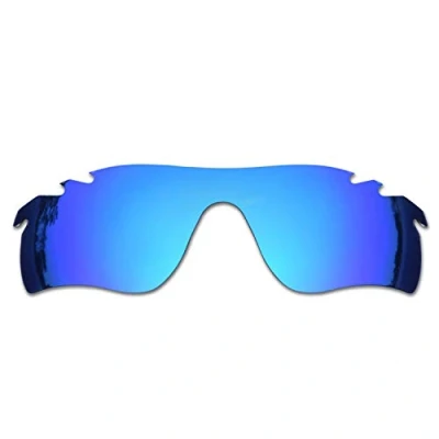 Image of SOODASE For Oakley Radarlock Path Vented Sunglasses Blue Polarized Replacement Lenses