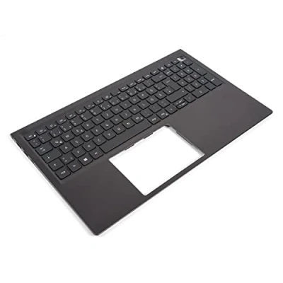 Image of Dell Vostro 5510/5515 Thunderbolt Palmrest &amp; GERMAN Backlit Keyboard 0Y64G2 + 07K5RR (RVRDH) (Renewed)