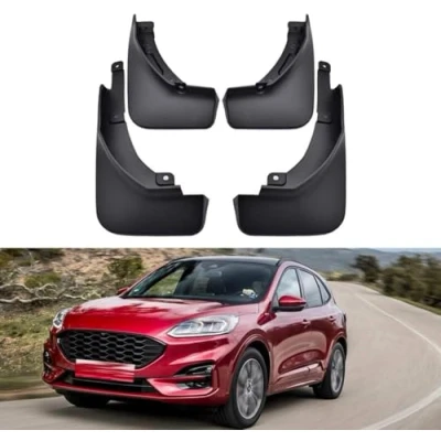 Image of 4Pcs Car Mud Flaps for Ford Escape Mk4 Kuga Mk3 2020 2021, Front Rear Mudguards Splash Guards Fender Splashproof Waterproof Styling Body Fittings Parts